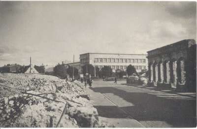 skats no Graudu ielas uz Lielo ielu. 1950-1955.jpg