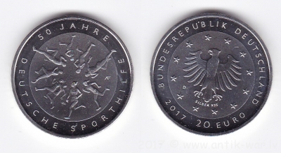 Germany 20 euro 2017 Sport No.3, silver.png