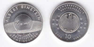 Germany 10 euro 2005 Einstein Ag.png