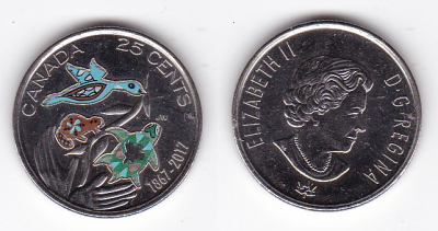 Canada 25 cents 2017 Green Future, krāsaina.png