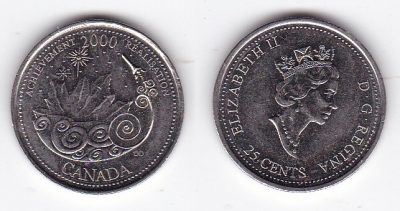 Canada 25 cents 2000 Achievement.png