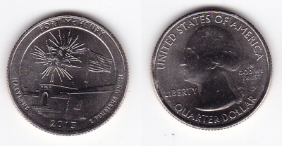 USA 25 cents 2013 Fort McHenry.png