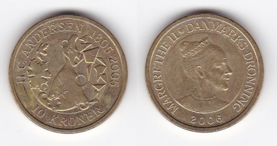 Denmark 10 kroner 2006 Snow Queen.png