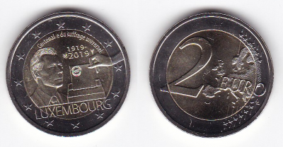 Luxembourg 2 euro 2019 Suffrage.png