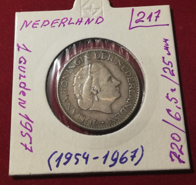 [0217] Недерланд 1 гульд 1957 - (0217)b().jpg